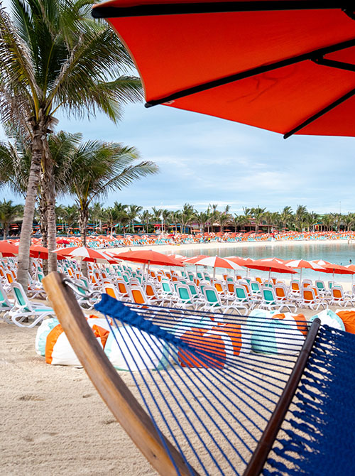 Aerial view of Celebrity Beyond cruise ship on open ocean at sunset